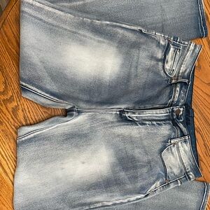 BAMBOO Women Skinny Jeans in Light Blue Faded Wash